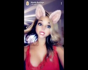 TV Reality Star Maddy Burciaga NIPSLIP Wearing a Nightie (Snapchat)