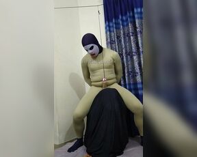 Zentai slave penis cbt rope