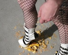 Crushing Food in my High Heels