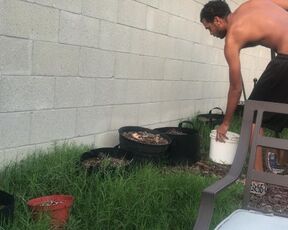 Public Gardening With My Ass Out