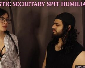 Sadistic Secretary Spit Humiliation - {HD 1080p} (Preview)