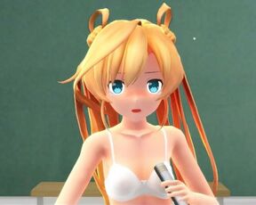 【MMD】First night in the classroom【R-18】