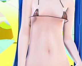 【MMD】Pink Cat (Model test)【R-18】