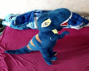 Blue dinosaur t-rex Final