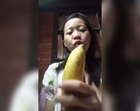 Chinese girl alone at home 33