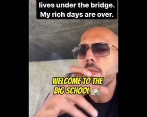 A Man Living Under A Bridge!