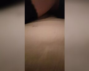 Hot moaning amateur girlfriend bound on the bed with gaping asshole and a big vibrator in her pussy makes her cum