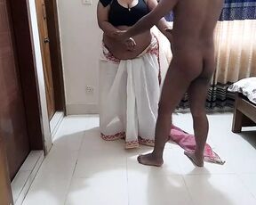 (55 year old Tamil aunty fucked hard while she is sweeping Room) Indian MILF Aunty ko Jabardast Chudai - Anal Fuck