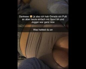 German Gym Girl wants to fuck Guy from Gym on Snapchat