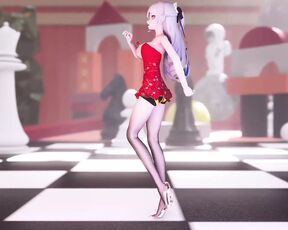 Cutie In Dress And Long Legs Dancing (3D HENTAI)