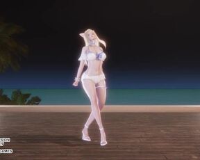 [MMD] CHUNG HA - Sparkling Ahri Sexy Kpop Dance League of Legends Uncensored Hentai 4K